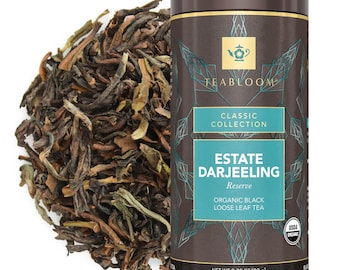 Estate Darjeeling Reserve Loose Leaf Tea | Premium Single-Origin First Flush | Light Muscatel Notes | Teabloom