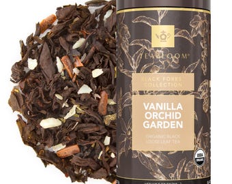 Vanilla Orchid Garden Loose Leaf Tea | Luxurious Floral Vanilla Black Tea | Elegant & Aromatic | Teabloom