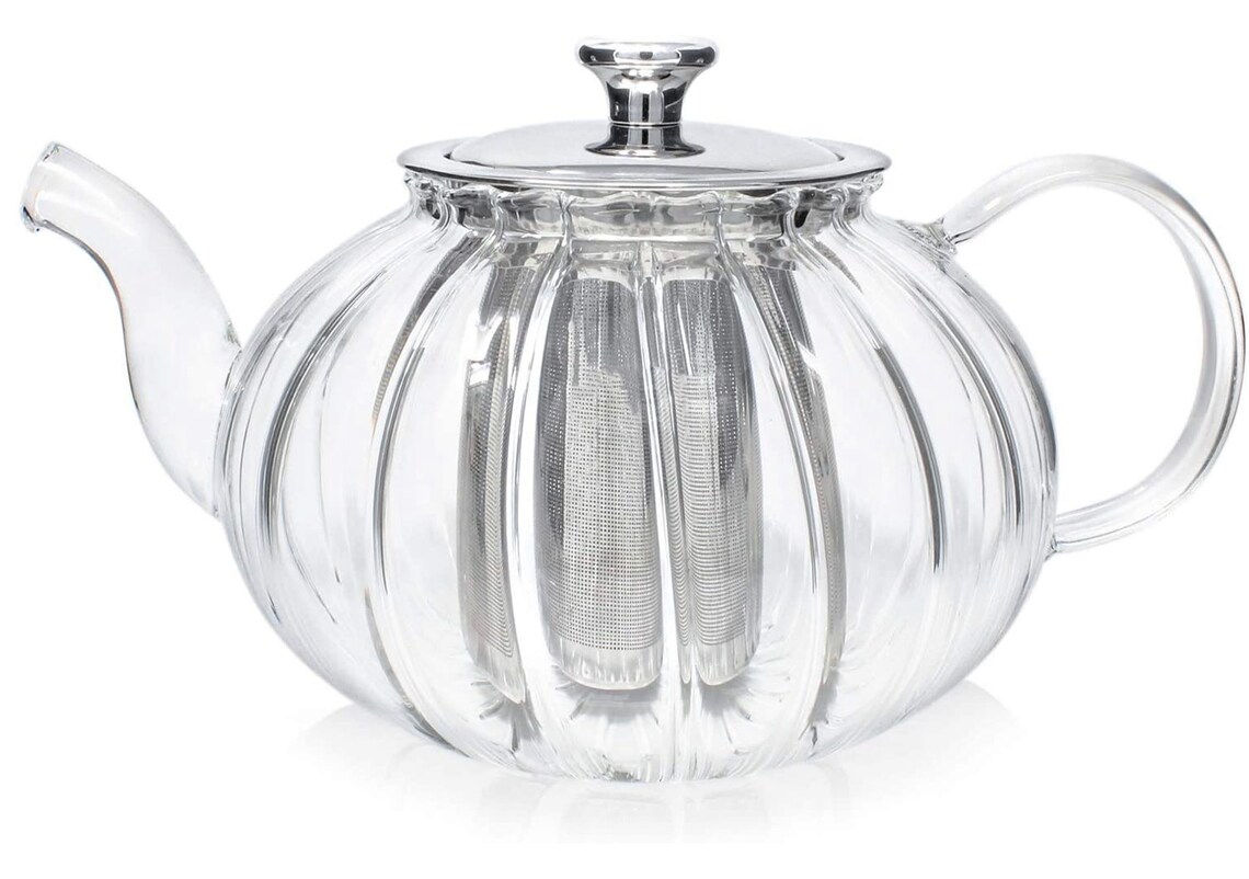 Teabloom Vienna Glass Teapot Leadfree Borosilicate Glass Etsy UK