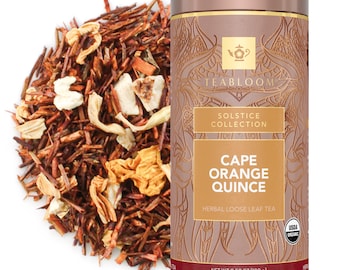 Cape Orange Quince Loose Leaf Tea | Exotic Citrus & Quince Herbal Tea | Caffeine-Free and Unique | Teabloom