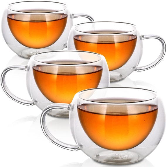 Double Walled Glass Teacups