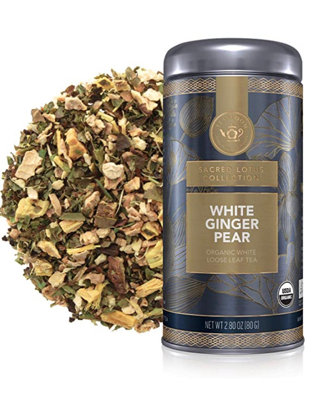 Teabloom Organic White Tea White Ginger Pear Loose Leaf Tea Etsy