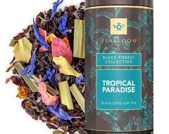 Tropical Paradise Black Loose Leaf Tea | Teabloom Gift Canister (3.0 oz)