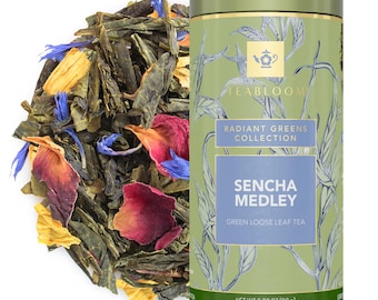 Sencha Medley Loose Leaf Tea | Classic Japanese Sencha Green Tea | Fresh & Grassy | Teabloom