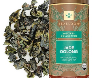 Jade Oolong Loose Leaf Tea | Premium Green Oolong | Floral & Buttery | Light and Complex | Teabloom