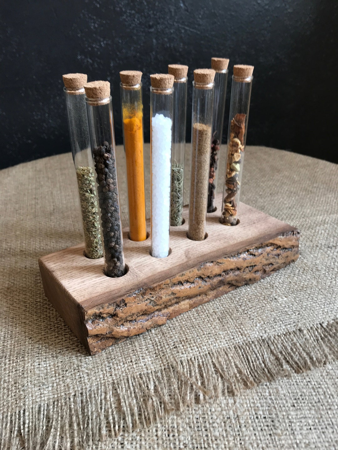 Wooden Spice Rack Home Decor Spice Bottle Shelf Spice Bottle Etsy