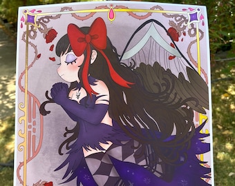 DISCOUNTED/FINAL RUN Devil Homura Gold Foil Print
