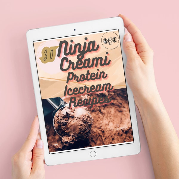 30 Ninja Creami Protein Icecream Recipes, Ninja creami recipes, ninja creami ebook, protein icecream, healthy meal plans, recipe book