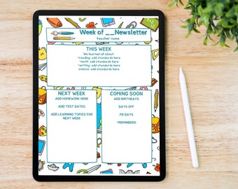 newsletter templates editable, editable template for newsletter, editable newsletter ms, school newsletter editable, Weekly editable, teach