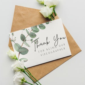 Bearbeitbare Dankeschön-Hochzeitskarten, Dankeschön-Karte für Fotografen, Dankeschön-Karte für Verkäufer, druckbare Hochzeitskarten, sofortiger Download