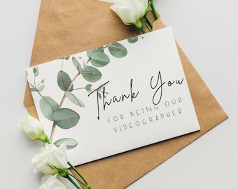 Editable Thank you wedding cards, thank you card for photographer, thank you card for vendors, printable wedding cards, instant download