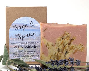 Santa Barbara Cold Process Soap Bar