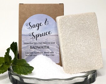 Badwater Sea Salt Cold Process Soap Bar
