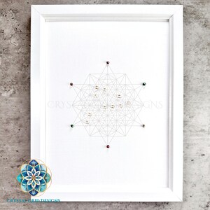 Mapa estelar de la constelación de Capricornio, regalos de cumpleaños de enero, arte de cristal bordado a mano, arte de pared de cristales del zodíaco personalizado