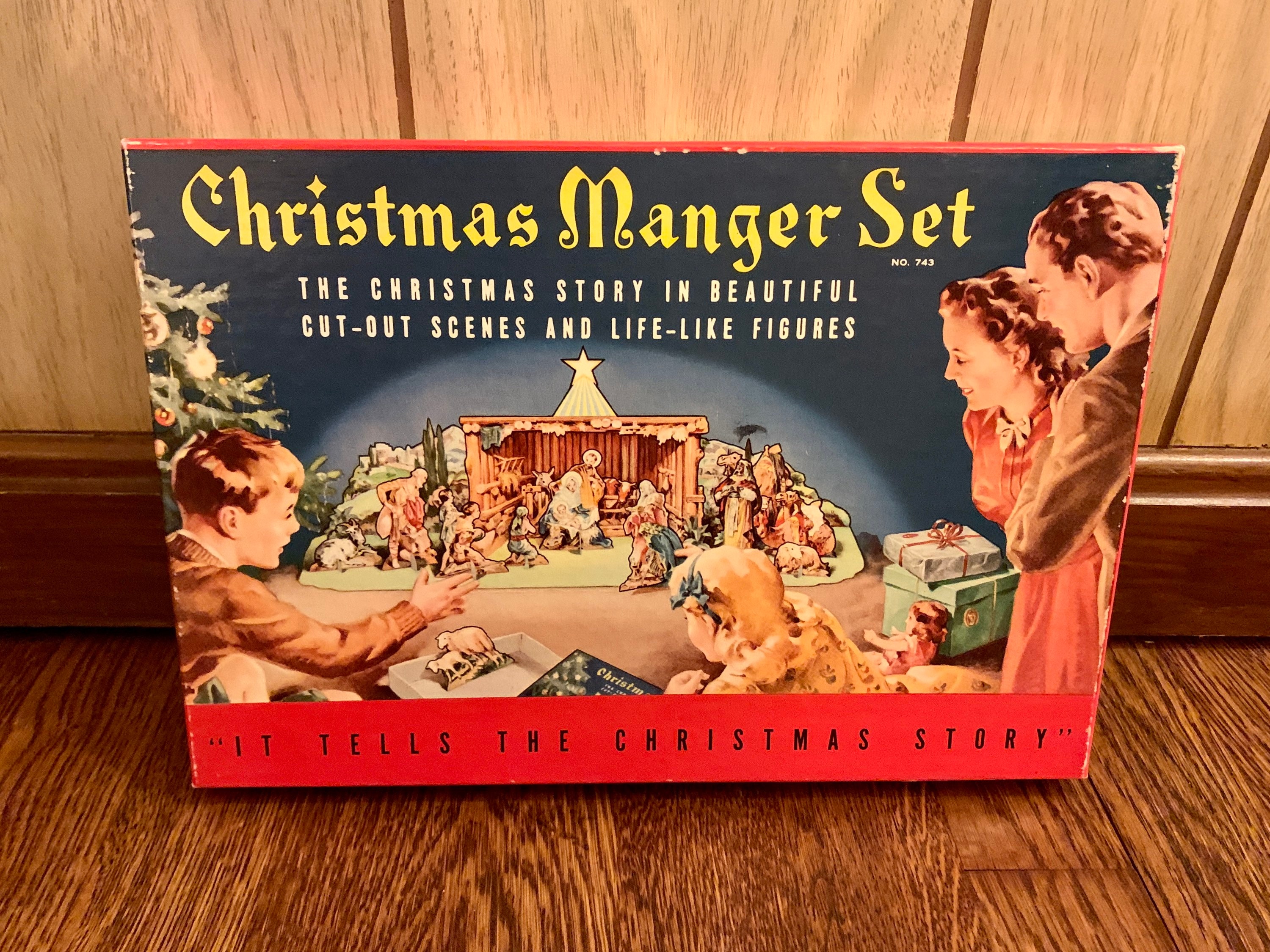 Christmas manger set no 743 Clearance
