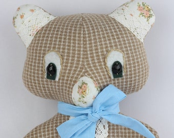 Bear toy, Stuffed Teddy bear, Cute soft  baby toy, Wool bear, Stuffed animal, Nursery decor, Animal doll, Toy animal bear, Baby shower gift