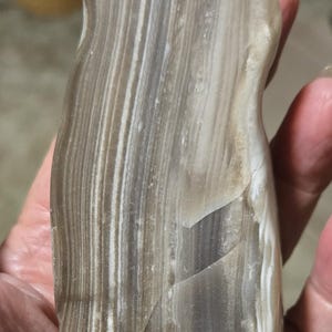 Gebänderte Achat Platte - Polierte Platte - Jaspis Achat Platte - Achat Platte - Versteinertes Holz? - Geheimnis Platte