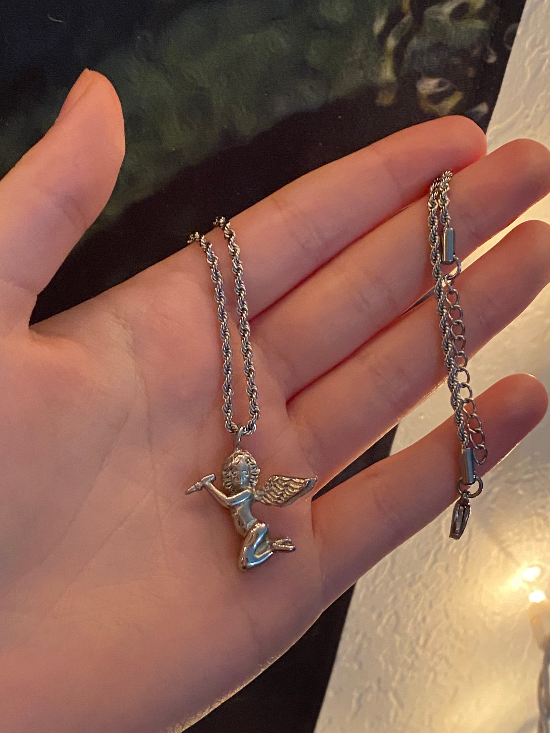 Authentic Elita Harkov yungelita Angel Blade Necklace Etsy Sweden