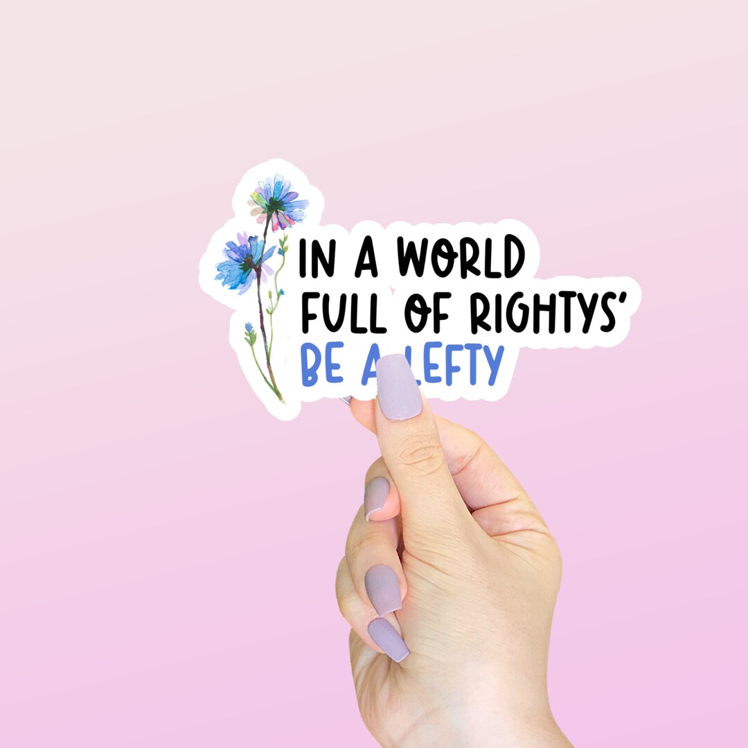 Lefty Gymnastics Sticker - Etsy