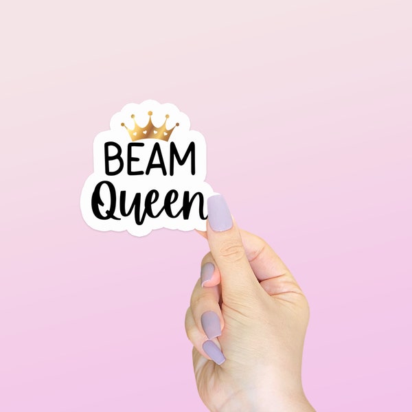 Beam Queen Gymnastics Sticker