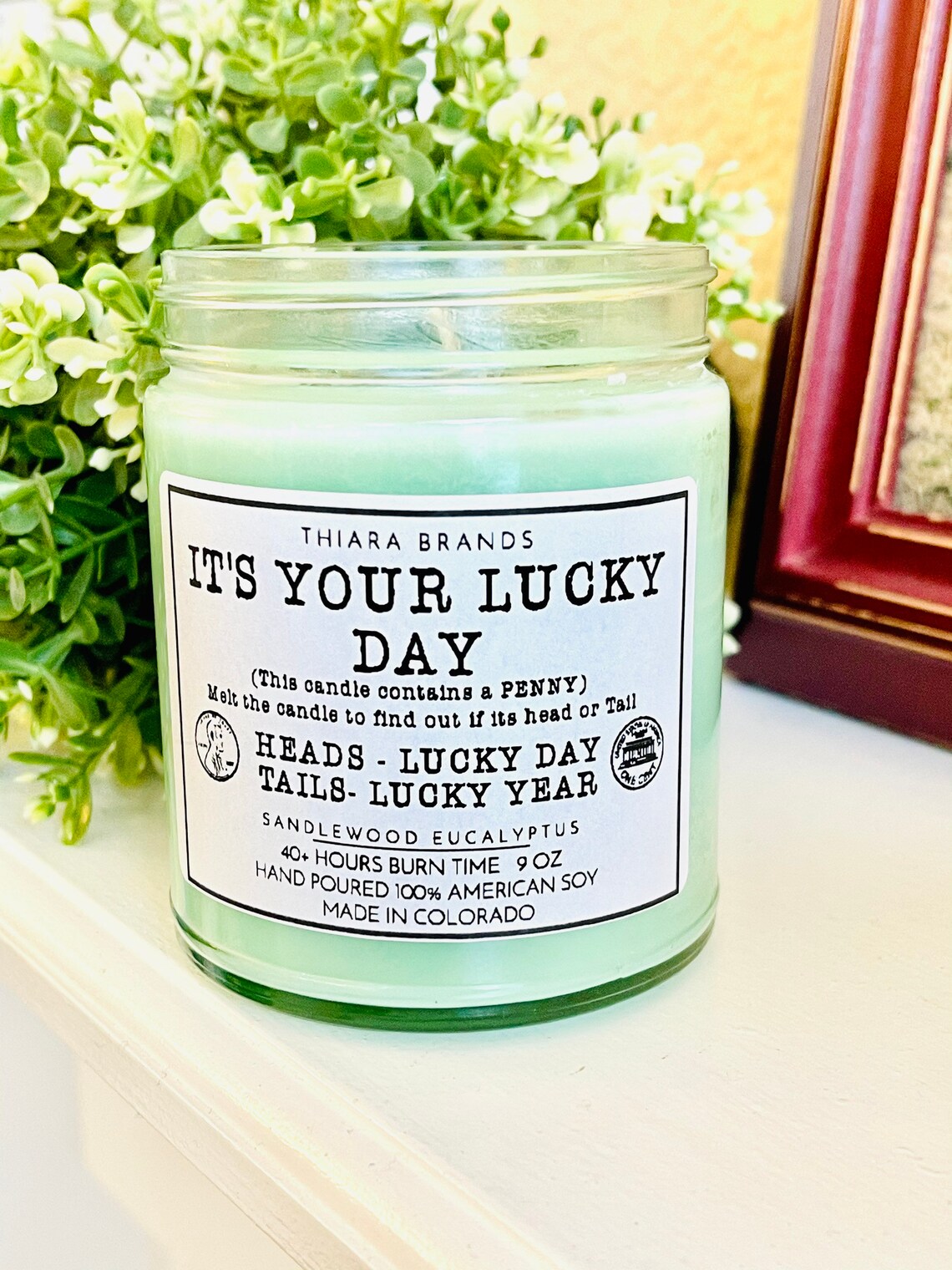 Its Your Lucky Day Candle Money Candle Etsy