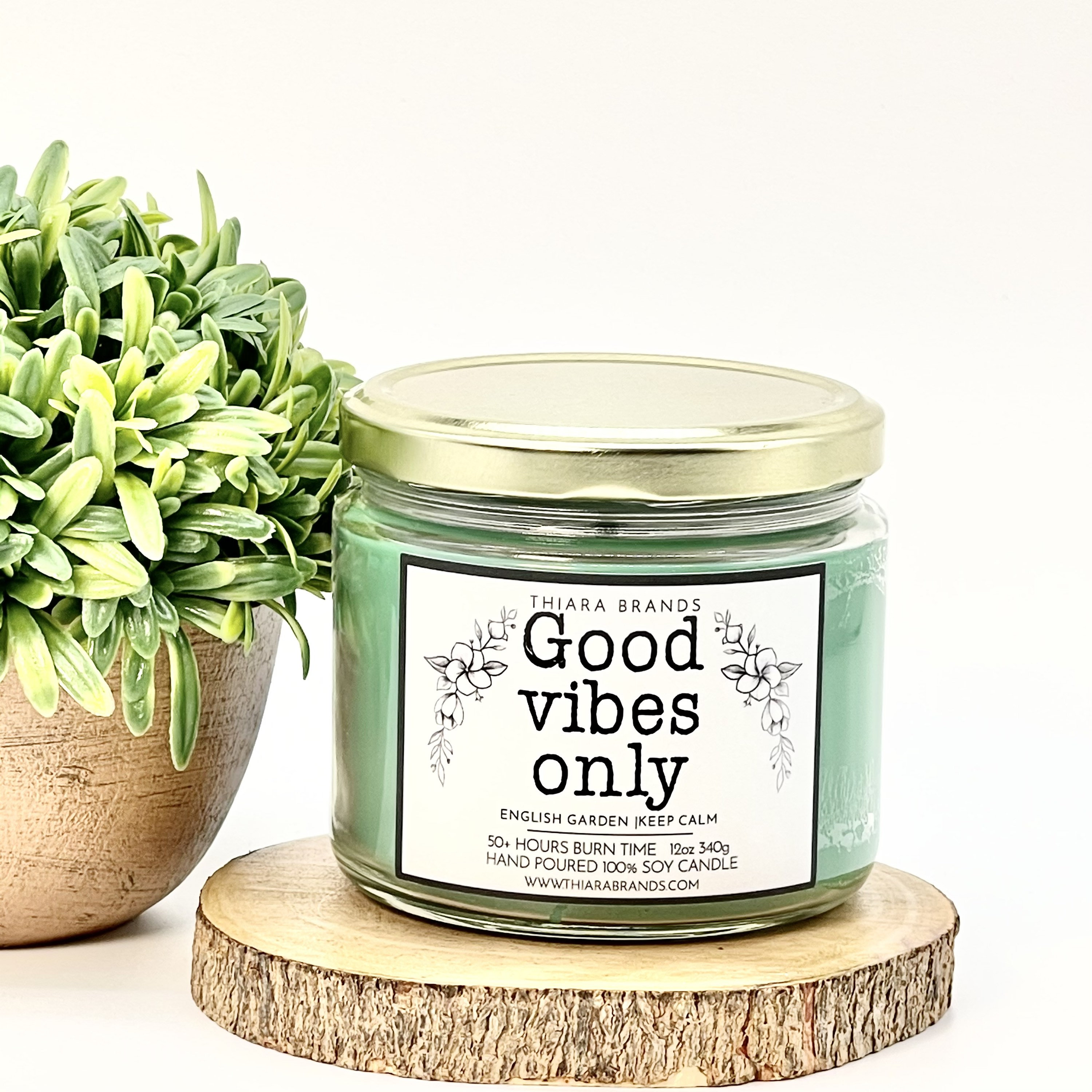 Good Vibes Only Candle Etsy
