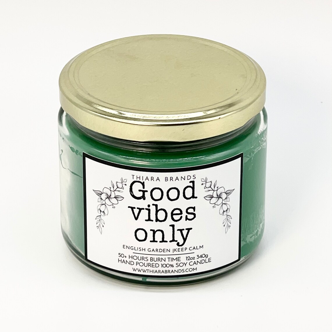 Good Vibes Only Candle Etsy