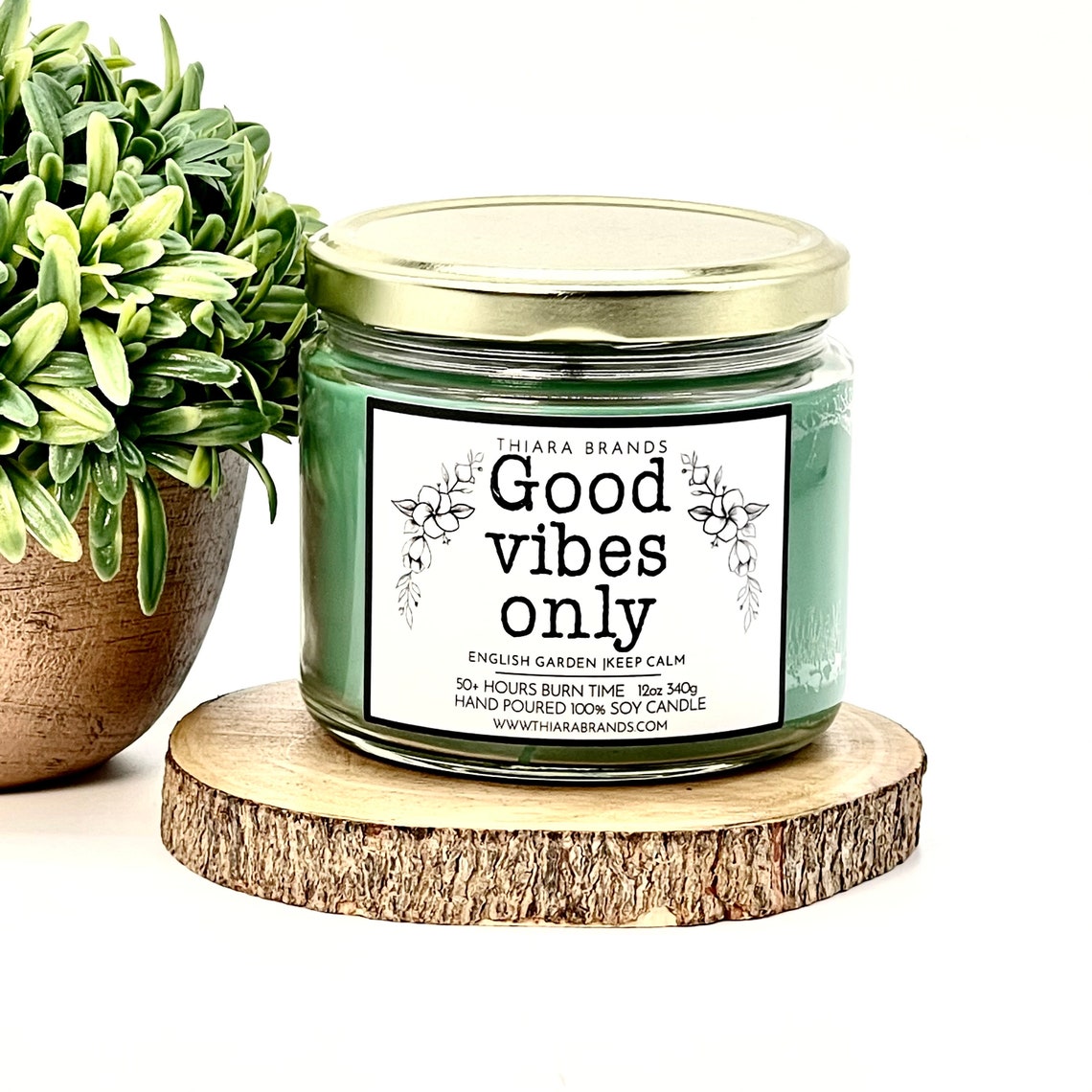 Good Vibes Only Candle Etsy
