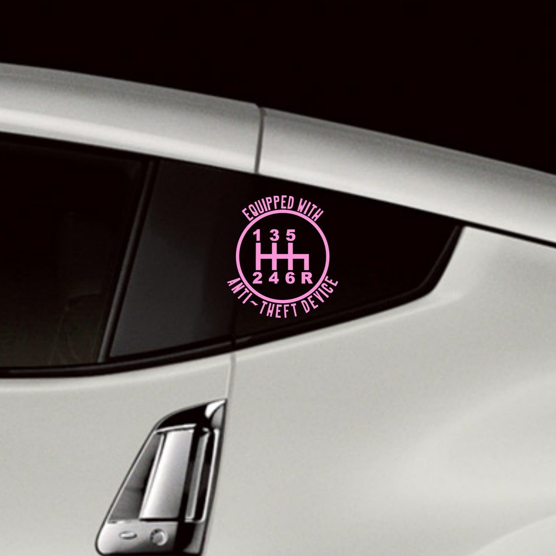 6 Speed Manual Transmission ANTITHEFT DEVICE Decal Gear Etsy