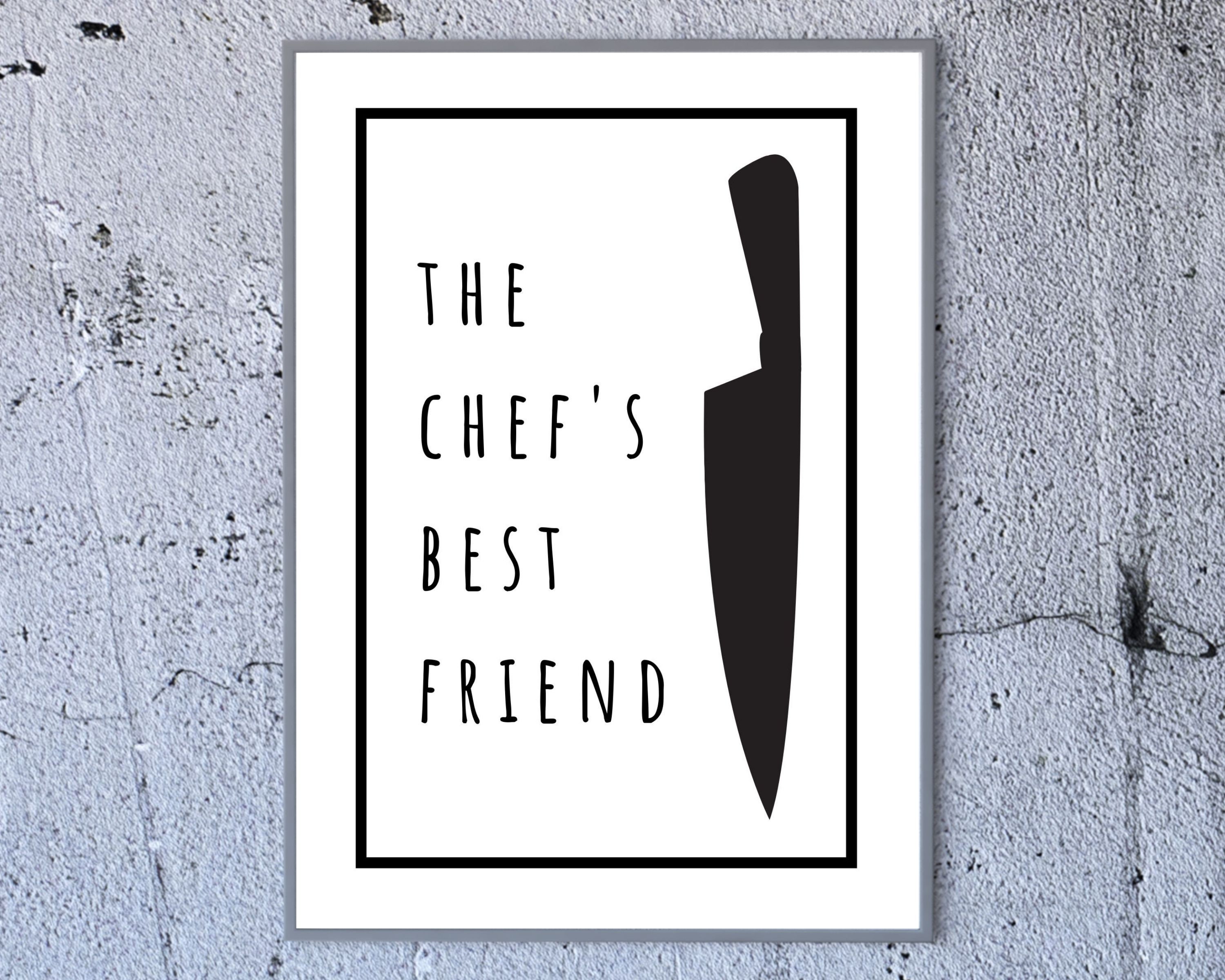 Knife digital wall art poster Funny quote printable decor | Etsy