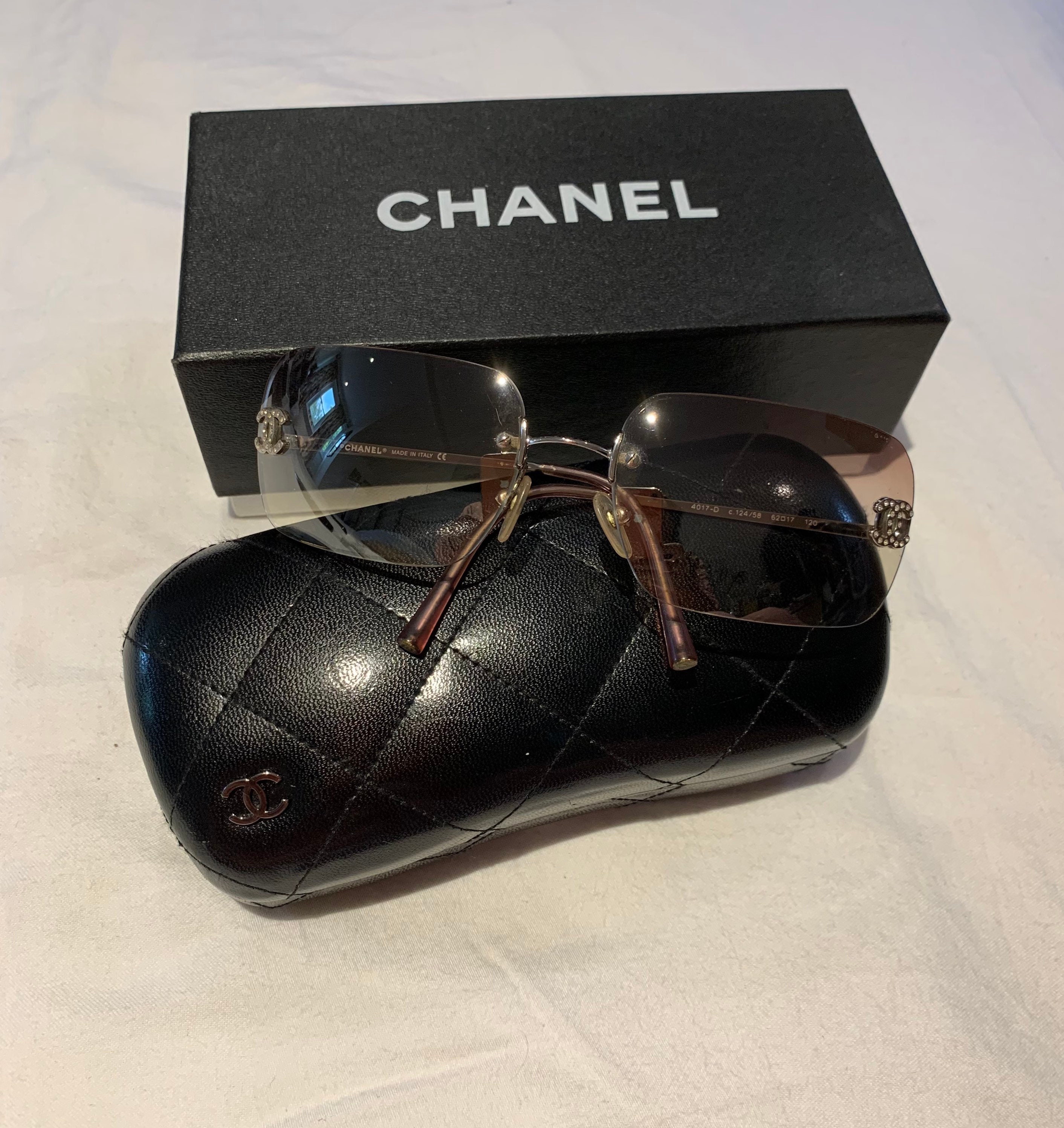 Chanel 4017 D Coco Crystal Rhinestones Genuine Vintage