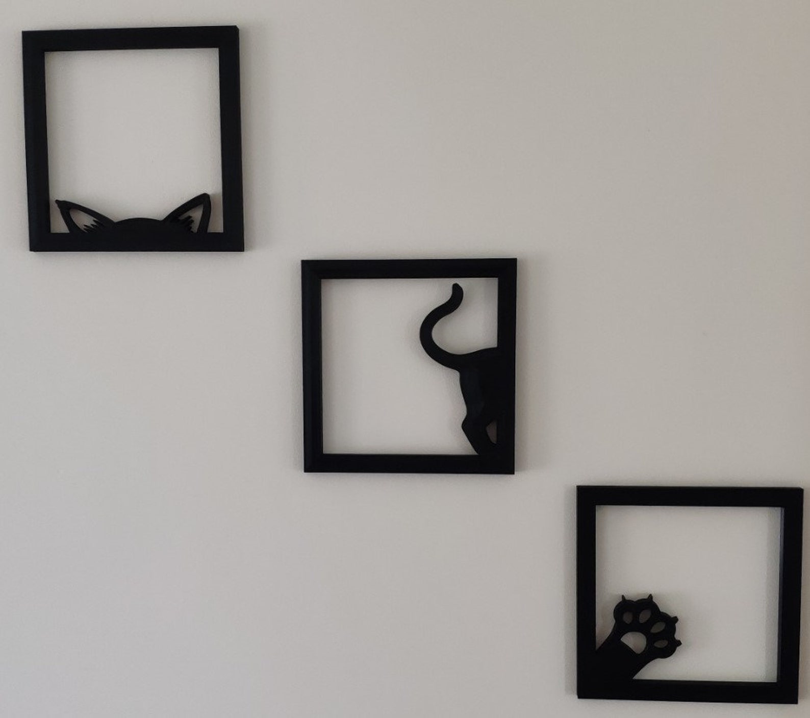 Wall Décor Cat Frames Etsy UK