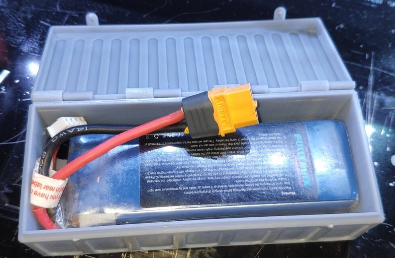 RC Car Battery Box Accessories Scale 1/10 Storage Etsy