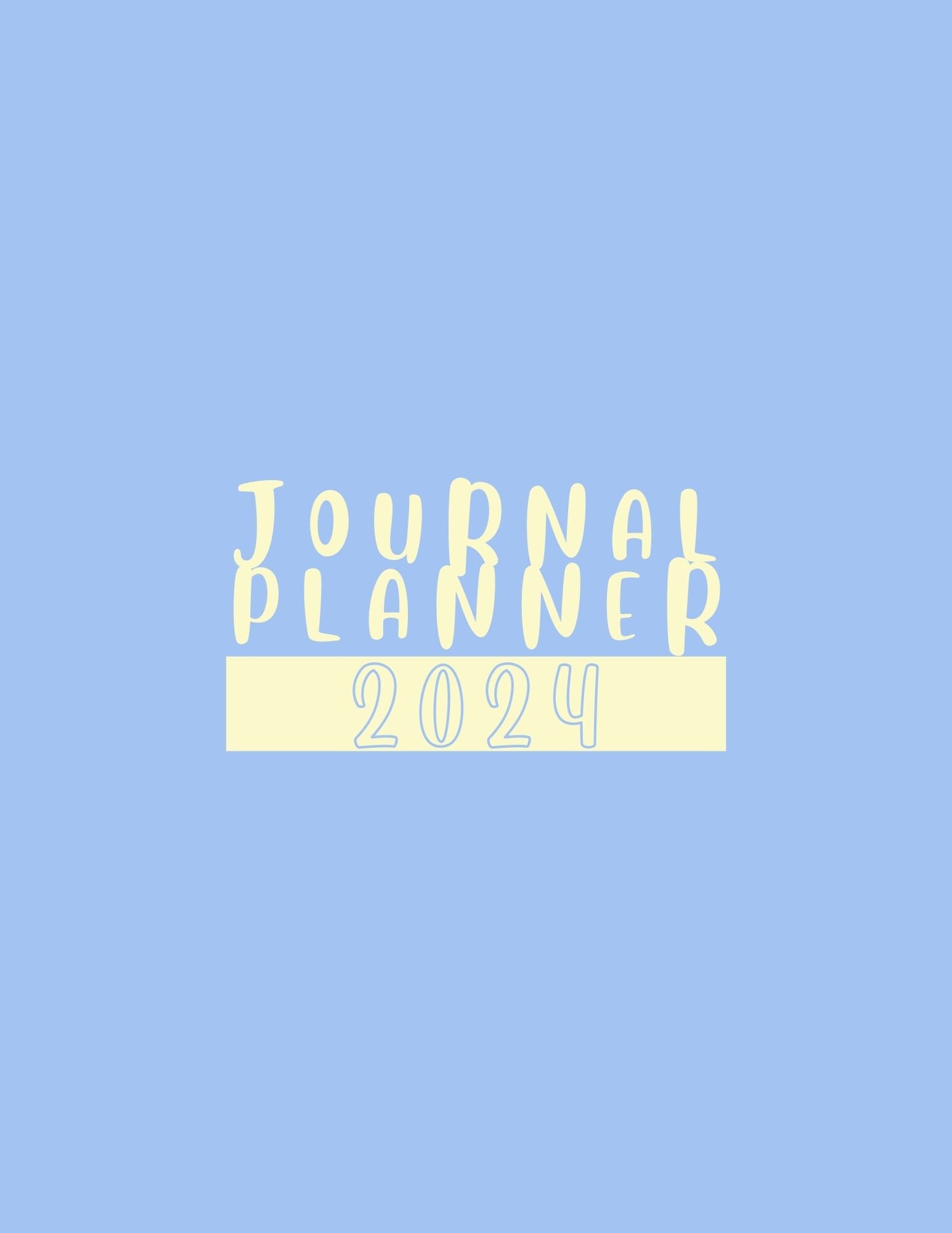 2024 Journal Planner Printable, Personal Planner Bundle, Yearly ...