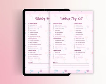 Wedding Planning Checklist, Wedding Checklist, Wedding Checklist Printable, Wedding Checklist Template, Printable Checklist, Digital