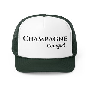 Champagne Cowgirl Trucker Caps Hat