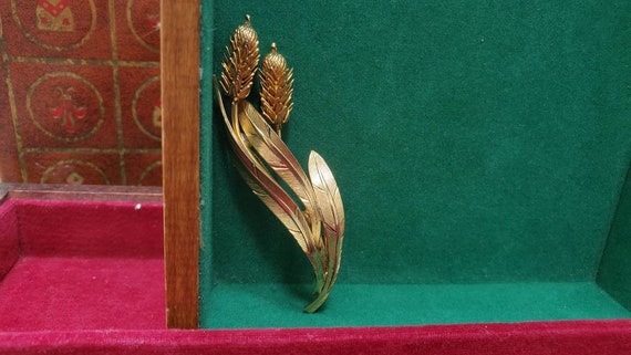 Articulated Wheat Brooch - image 3