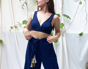 Two Piece Set/hippie Harem Pants/ Women/ Harem/african