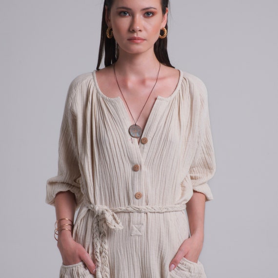 Muslin jumpsuit cheap