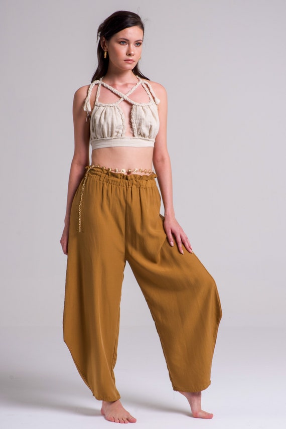 Hippie Harem Pants/ Women/ Harem/ Slit/ African/ Festival Clothing