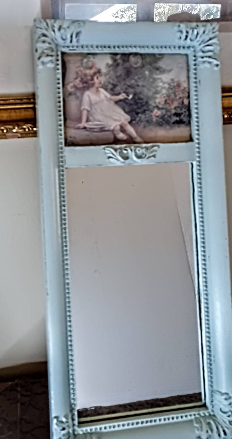Vintage Mirror Home Interior Mirror Shabby and Chic Mirror Etsy