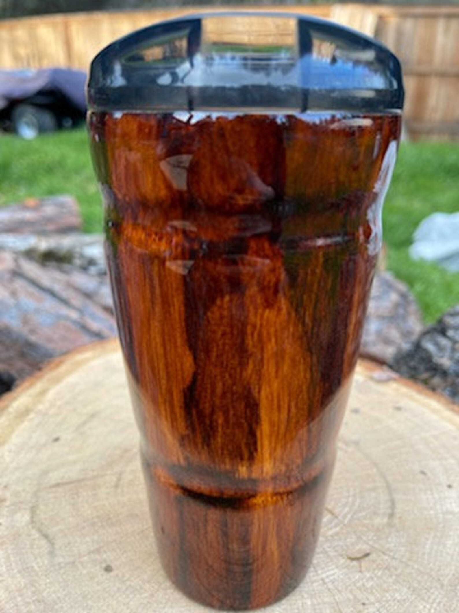 Wood Grain Tumbler Etsy