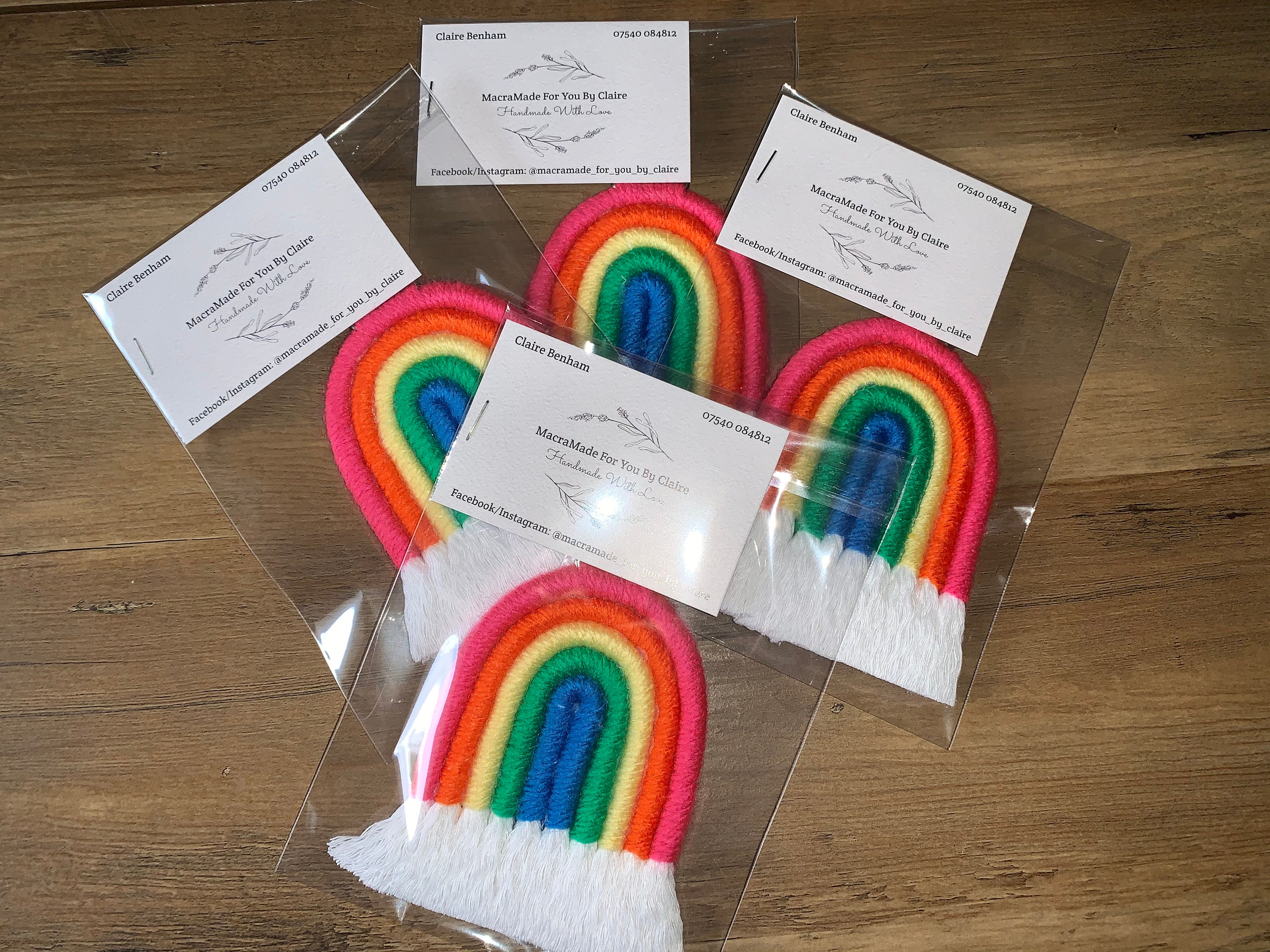 Rainbow Keychains Etsy