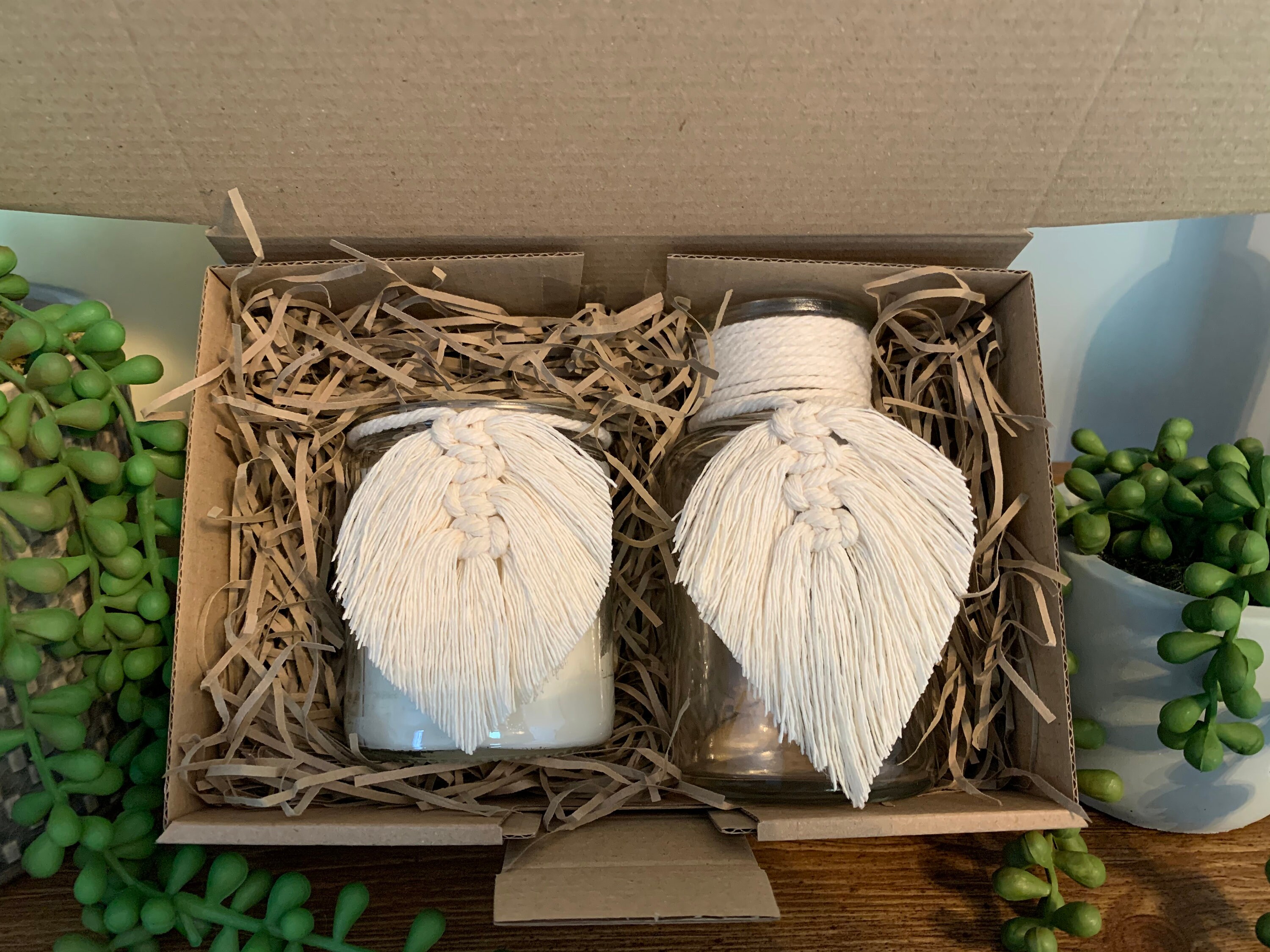 Macrame Vase Windlight Small Medium And Large Boho