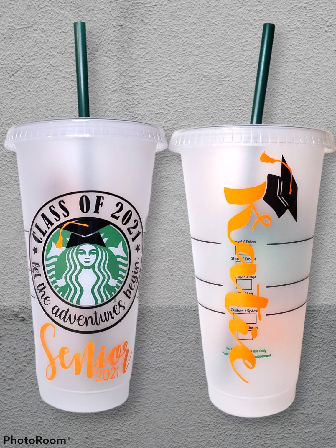 Starbucks Venti Cold Cup Class of 2021/2022/2023 Etsy