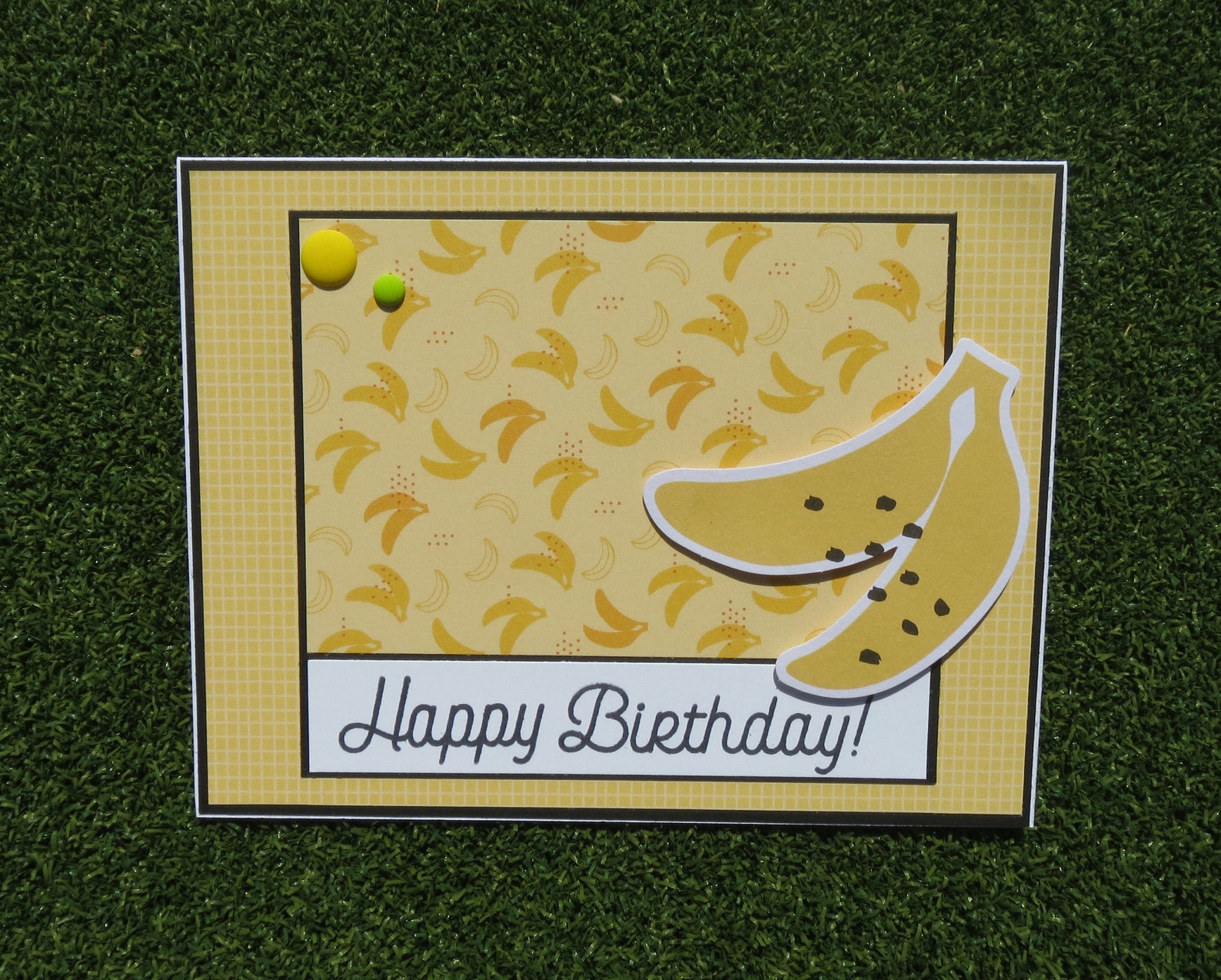 Handmade birthday card handmade card bananas birthday card Etsy 日本