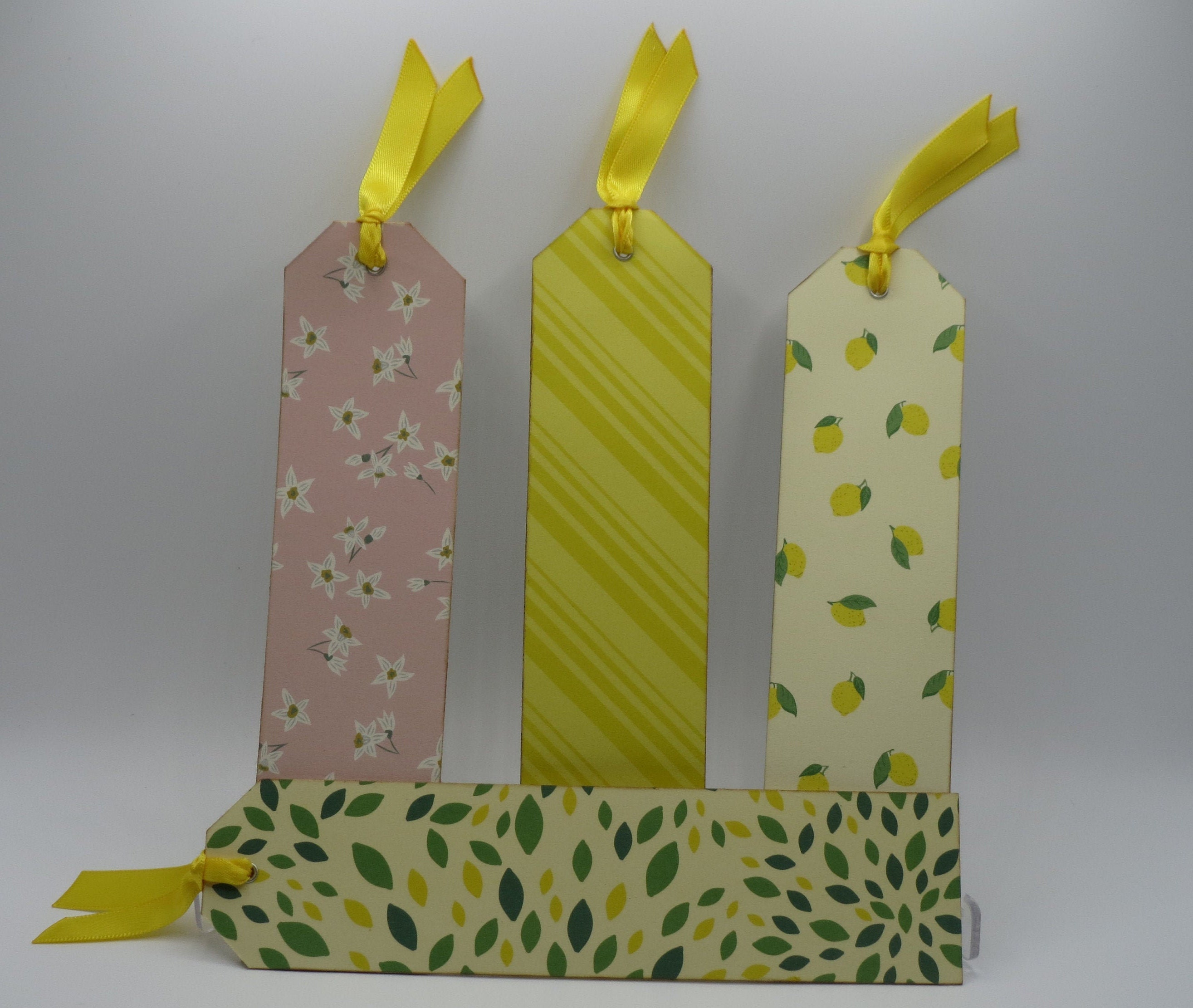 Handmade Paper Bookmarks Bookmarks Set of 2 Bookmarks Mixed Etsy