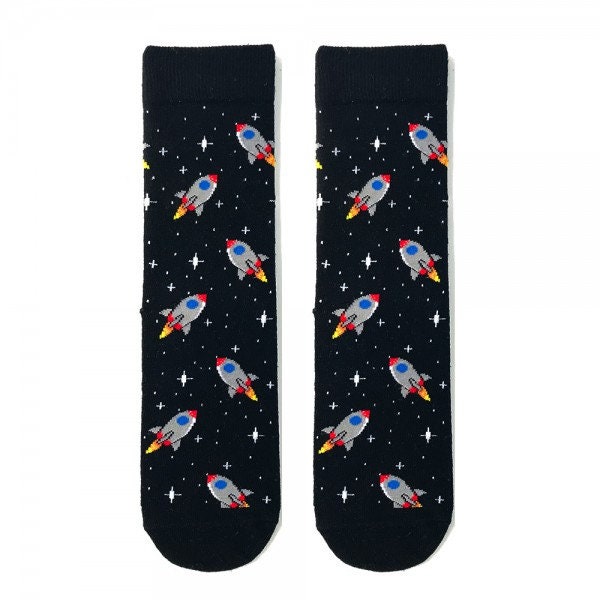 5 Pairs Albert Einstein Socks Colorful Socks Casual Socks - Etsy