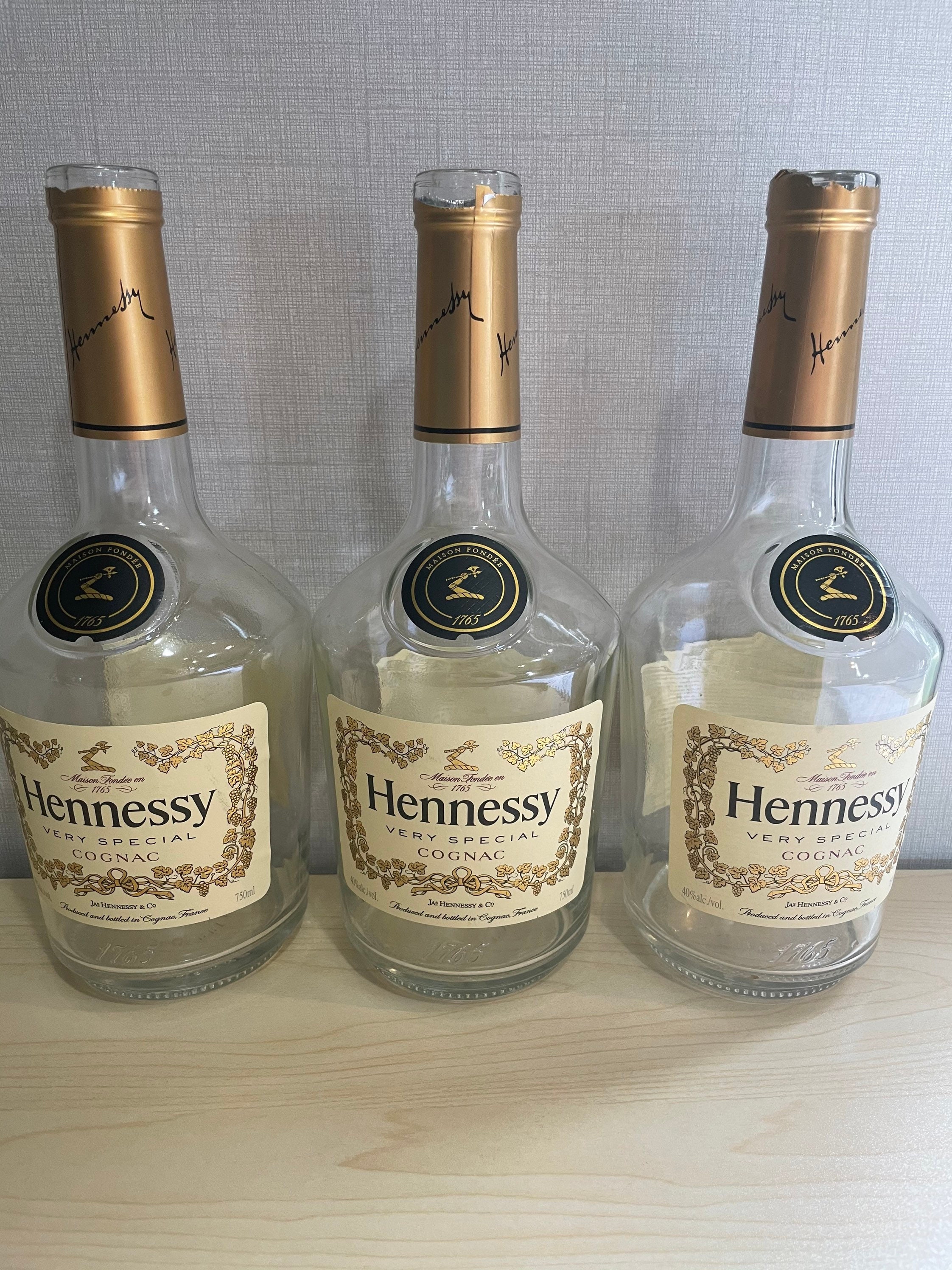 Empty Hennessy 750ml Bottle Etsy