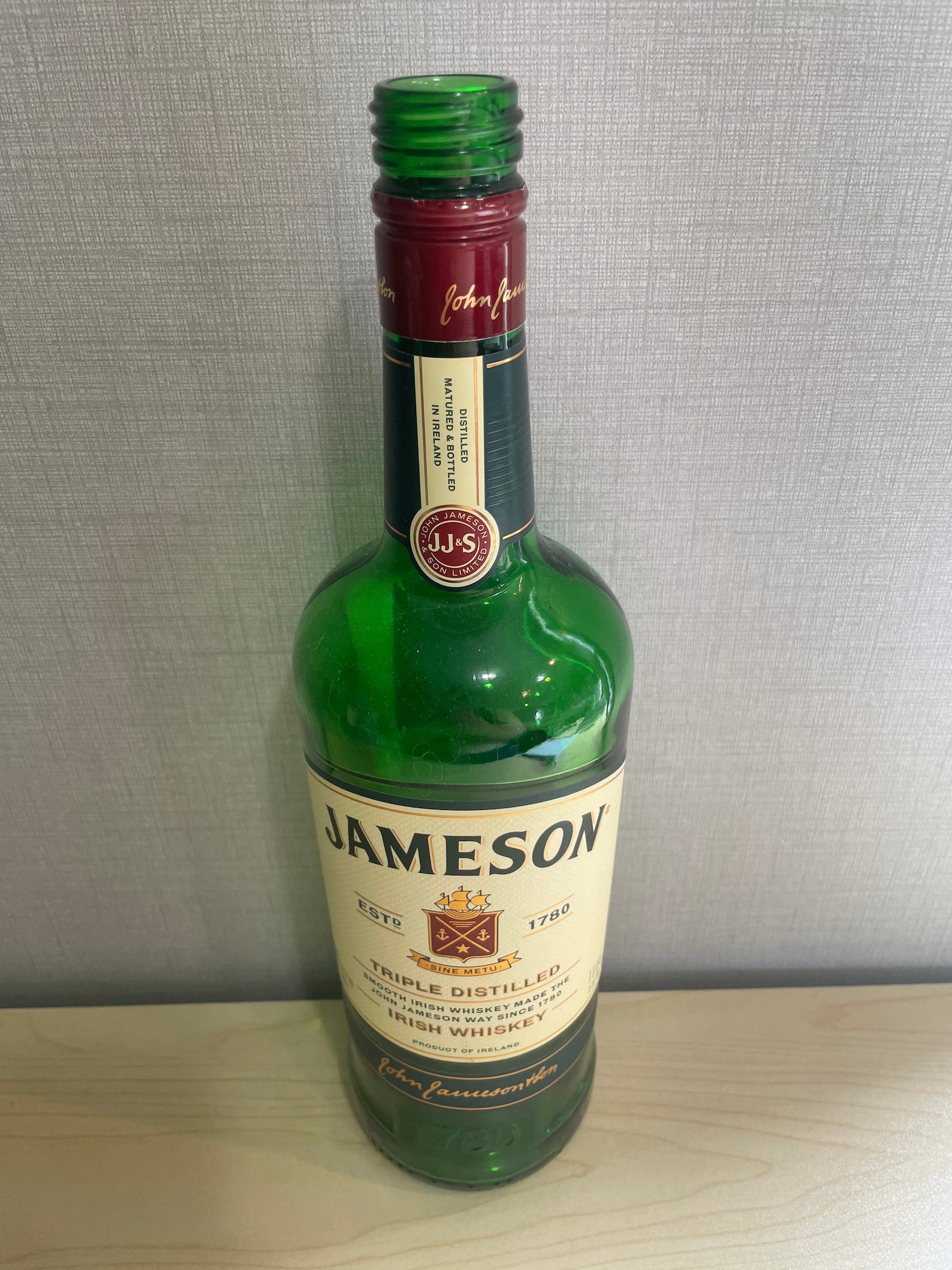Empty Jameson 1 Liter Bottle Etsy